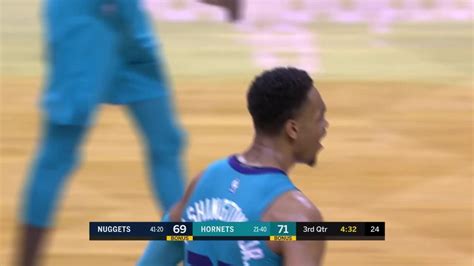 3rd Quarter One Box Video Charlotte Hornets Vs Denver Nuggets YouTube