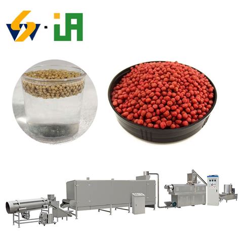 2024 Full Automatic Fish Feed Extruder Floating Fish Feed Twin Screw