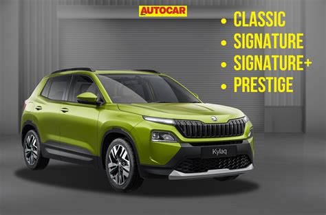 Skoda Kylaq Variants Price And Features Explained Interior Exterior