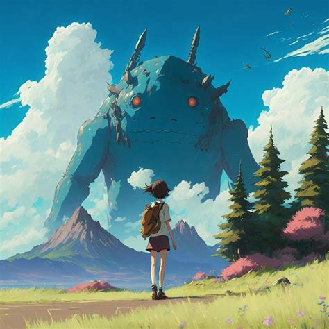 Ghibli Style Art : r/midjourney