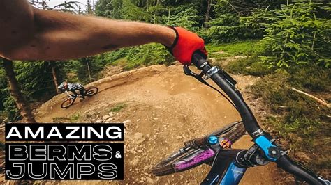 Riding Insane And Beautiful Berms Jumps And Mtb Trails With Mates Youtube