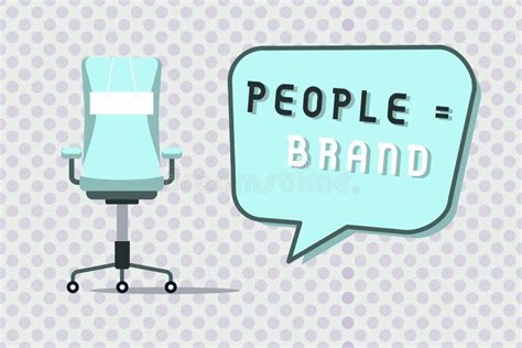 Word Writing Text People Equal Brand Business Concept For Personal