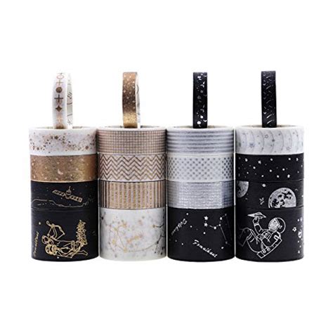 John Pye Auctions 23 X 20 ROLLS UNIVERSE THEMED WASHI TAPES MOGAMOGA