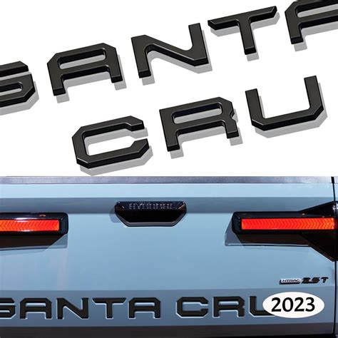 Amazon Tailgate Insert Letters Compatible For Santa Cruz