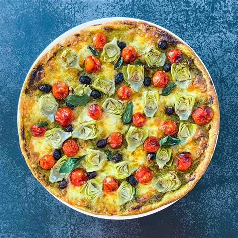 Tarte Minute Pesto Artichaut Tomates Mozzarella La Cerise Sur Le