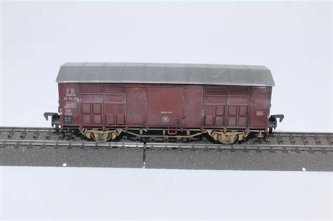 ROCO HO DC 4300 4312 gedekte Güterwagen gealtert in OVP 1 EUR 9