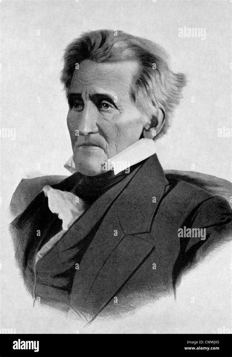 Andrew Jackson 1767 1845 On Antique Print From 1899 7th President Of