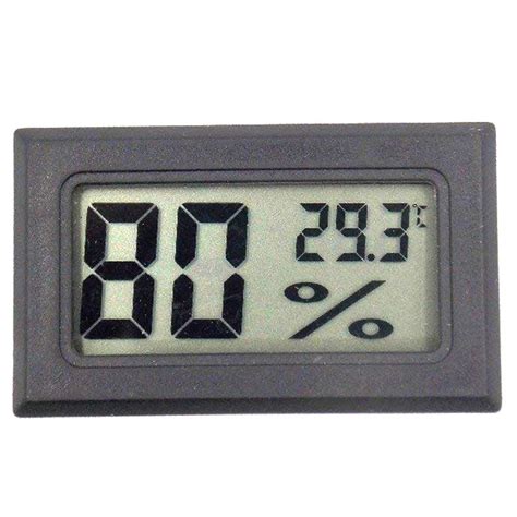 Thermomètre et hygromètre intégré Mini écran LCD numérique pour l