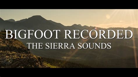 Bigfoot Recorded The Sierra Sounds Mountain Beast Mysteries Episode