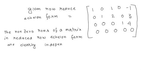 SOLVED A Matrix A And Its Reduced Row Echelon Form Are Provided Rref