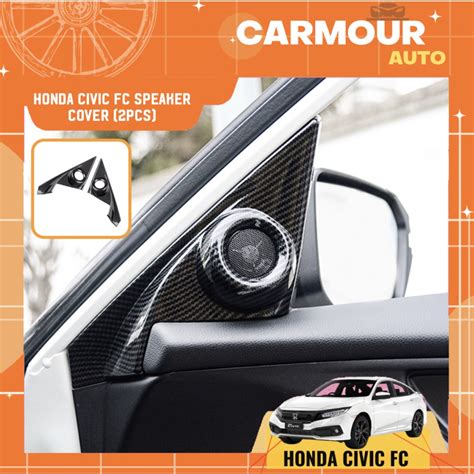 Honda Civic 16 Tweeter Full Cover Carbon Fibre Shopee Philippines