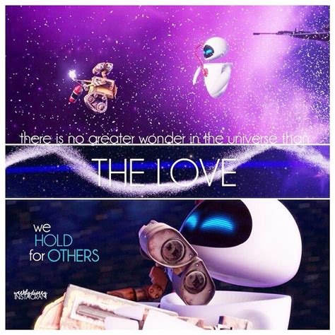 Wall E | Wall e quotes love, Walle and eve holding hands, Wall e and eve