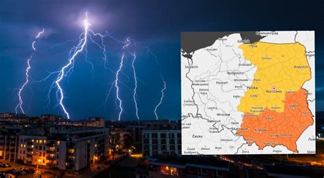 Pogoda nad Polskę idzie burzowy armagedon IMGW ostrzega przed