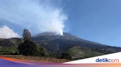 Faktor Angin Kencang Kebakaran Di Gunung Sumbing Semakin Meluas