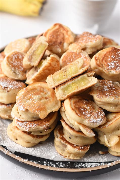 Banana Pancake Bites Kcal No Eggs No Dairy The Conscious Plant