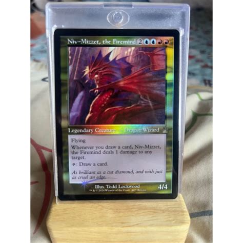 การ์ด Mtg Niv Mizzet The Firemind Foil Magic The Gathering Edh รุ่น