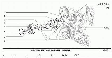 Ролики ремня генератора 2123 схема