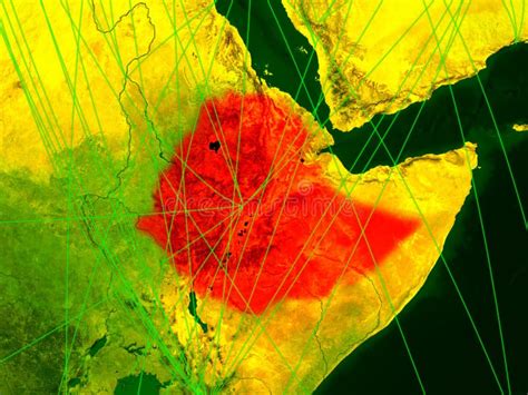 Ethiopia On Digital Planet Earth With International Network