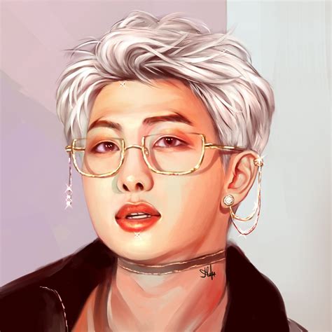 Neko On Twitter Rm Fan Art Namjoon Fanart Bts Rm Fan Art