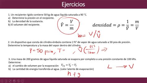 Ejercicio Tablas De Vapor Saturado 3 YouTube