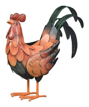 Golden Rooster Statue | Rooster statue, Rooster decor, Rooster