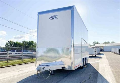 2021 Atc Quest 85 X 24 Ft Enclosed Aluminum Stacker Car Hauler Trailers For Sale Columbus