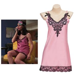 Amazon Going On Cosplay Costume Jenna Rink Pink Slip Dress