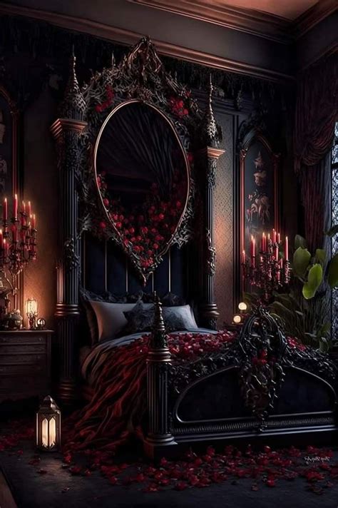 Dark Home Decor Goth Home Decor Gothic Room Gothic House Fantasy