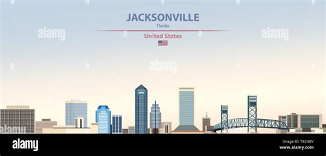 Jacksonville city skyline Stock Vector Images - Alamy