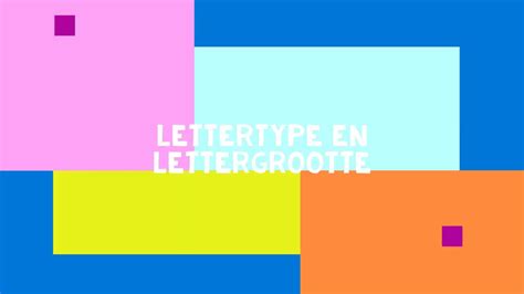 Lettertype En Lettergrootte YouTube