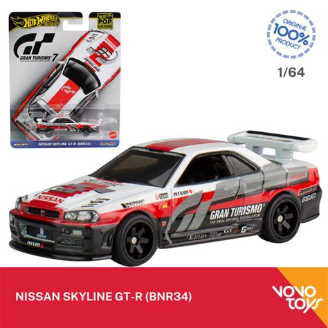 Jual Hot Wheels Premium Gran Turismo Nissan Skyline GT R BNR34 HotWheels Premium Shopee