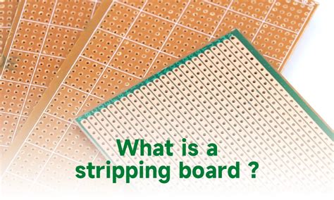 Guide to stripboard : a board for circuit connection and test - IBE ...