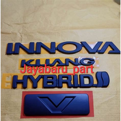 Jual Emblem Tulisan Logo Zenix Tipe V Set Bagasi Hitam Doff Original