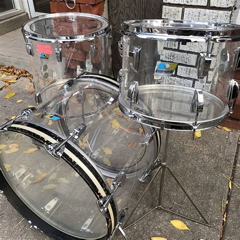 Ludwig Vistalite 20 13 16 1976 Clear Reverb Canada