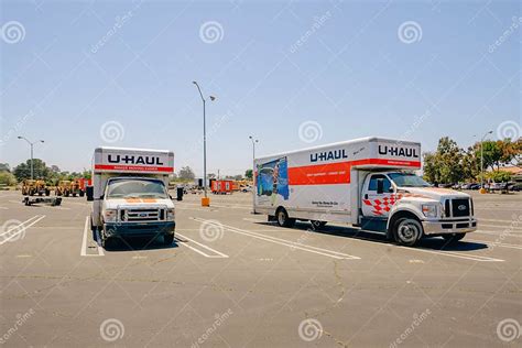 U Haul Moving Van Garage And Parking Lot In Santa Maria California U