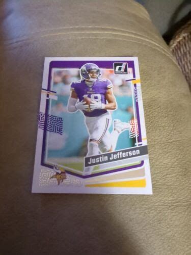 Panini Donruss Football Justin Jefferson Minnesota Vikings Ebay