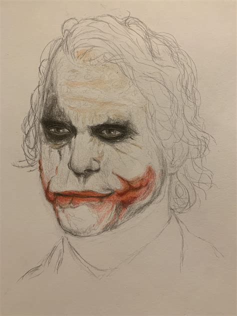 Update 72 Joker Sketch Heath Ledger Super Hot Vn