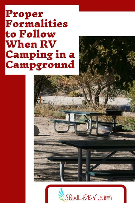 10 Proper Formalities To Follow When Rv Camping In A Campground Artofit