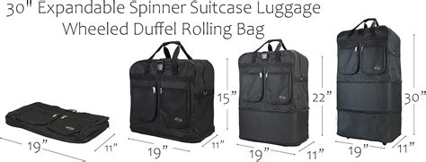 Expandable Rolling Wheeled Duffel Bag Spinner Suitcase Black In Nepal At Npr 5595 Rating 3 9