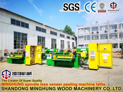 High Speed Feet Tree Veneer Peeling Machine China Veneer Production