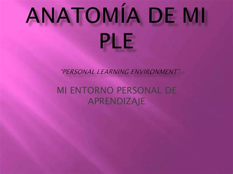 Anatom A De Mi Ple Ppt