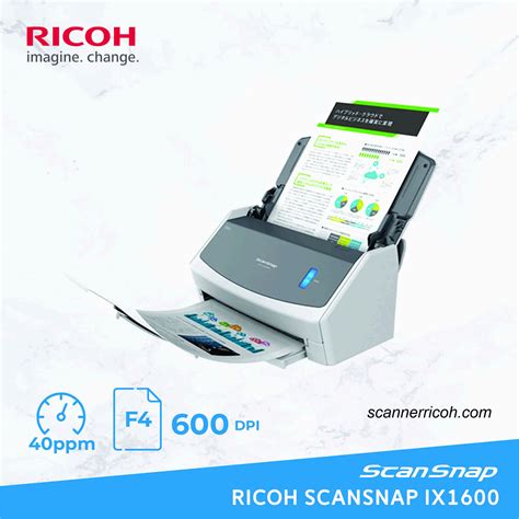 Scanner Ricoh Scansnap Ix Jualscanner