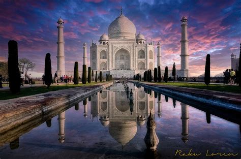 India Wall Art Photo Print Of Taj Mahal At Sunset Is A Stunning Example