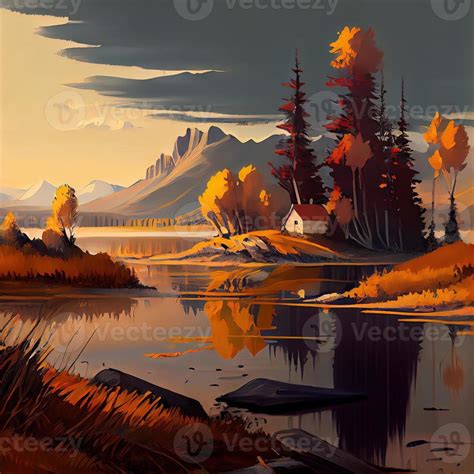 Landscape Art - 22416552 Stock Photo at Vecteezy