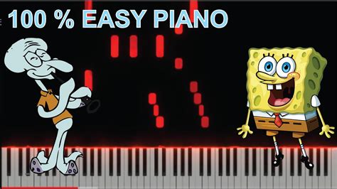 Krusty Krab Theme Spongebob Squarepants Piano Tutorial Youtube