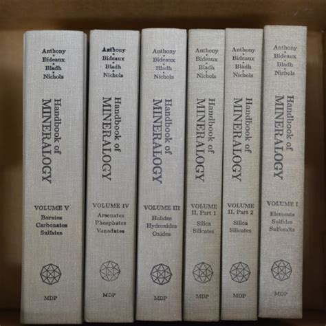 Handbook of Mineralogy SET - Kristalle, est. 1971