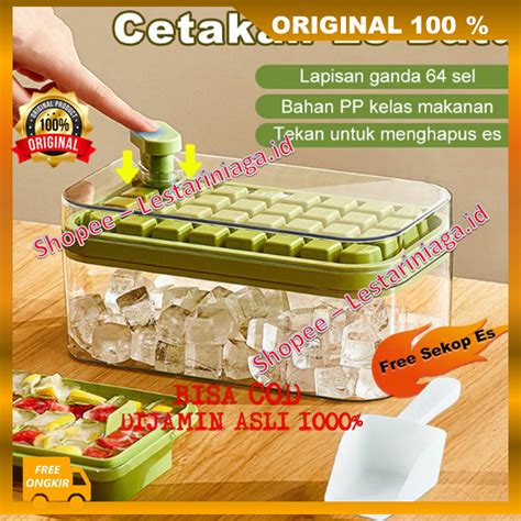 jual container ice cube wadah membuat es batu modern cetakan es batu