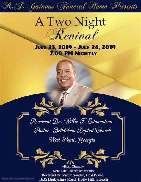 Rj Gainous Funeral Home Obituaries Honoring Legacies Preserving Memories