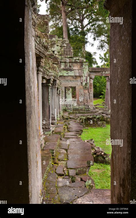 Preah Khanprah Khan Sacred Sword Is A Temple At Angkor Cambodia