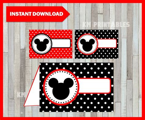 Mickey Mouse Labels Free Printable Paper Trail Design Free Printable